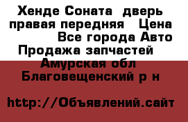 Хенде Соната5 дверь правая передняя › Цена ­ 5 500 - Все города Авто » Продажа запчастей   . Амурская обл.,Благовещенский р-н